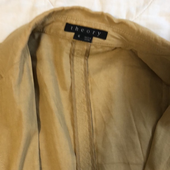 Theory Linen Jacket Size 4 - Picture 3 of 3